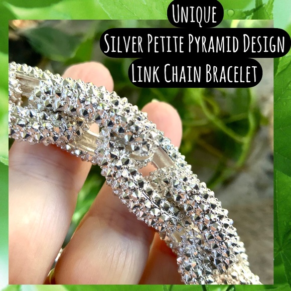 BOLD STUNNING SILVER CHAIN BRACELET -NORDSTROM /SEQUIN VINTAGE $85 RETAIL ⭐️NWOT - Picture 4 of 9